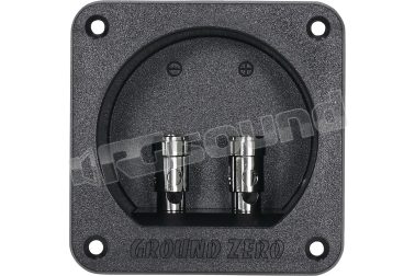 GZST 2S vaschetta contatti con 2 terminali per cavi da 6 mm² Ground Zero