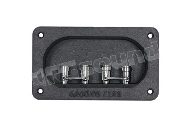 GZST 4S vaschetta contatti con 4 terminali per cavi da 6 mm² Ground Zero