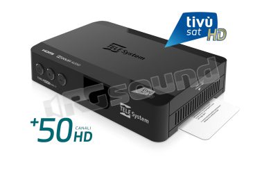 TS9018HEVC decoder tivùsat HD  TeleSystem