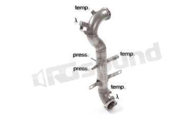 55.0681.00 Tubo sostituzione catalizzatore e filtro antiparticolato per Jeep Ragazzon