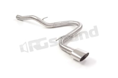 50.0910.12 Tubo posteriore Gr. N inox con terminale ovale per Seat Ragazzon