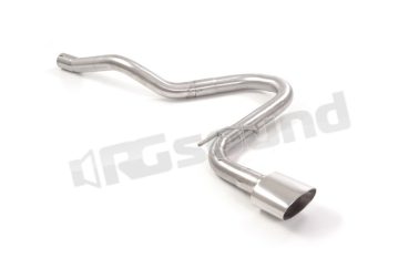 50.0863.12 Tubo posteriore Gr. N inox con terminale ovale per Seat Ragazzon