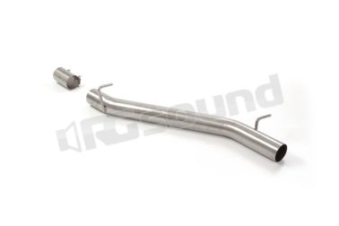 55.0655.00 Tubo centrale senza silenziatore inox per Audi Ragazzon