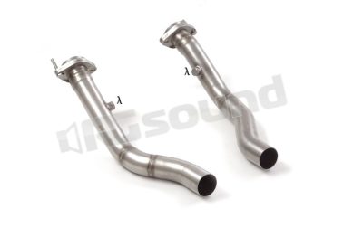 50.0829.80 Tubi sostituzione catalizzatori Gr. N inox Sinistra-Destra per Jaguar Ragazzon