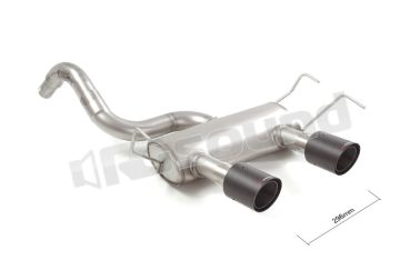 50.0882.74 Posteriore inox con terminali rotondi centrali per Abarth Ragazzon