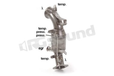 54.0342.01 Catalizzatore e tubo sostituzione filtro antiparticolato per Alfa Romeo Ragazzon