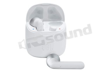 TUNE 225TWS auricolari bianchi wireless con custodia di ricarica JBL