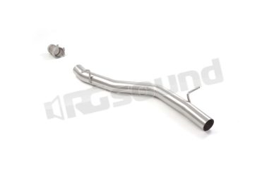 55.0521.00 Tubo centrale senza silenziatore inox per Audi e Volkswagen Ragazzon