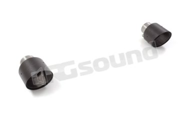 50.0758.77 Terminale inox rotondo Carbon Shot per Alfa Romeo Ragazzon