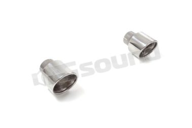50.0758.46 Terminale inox rotondo obliquo per Alfa Romeo Ragazzon