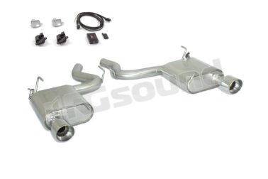 50.0565.61 Posteriore inox sdoppiato con terminali rotondi per Ford Ragazzon