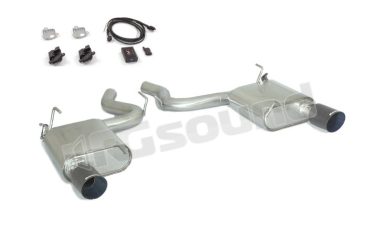 50.0565.71 Posteriore inox sdoppiato con terminali rotondi per Ford Ragazzon