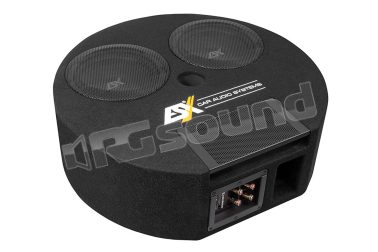 DBX800Q sistema bassreflex con doppio subwoofer 20cm per vano ruota di scorta ESX