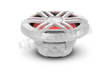 M1D4-8 sub nautico 20cm, doppia bobina 4 Ohm, illuminazione LED, griglia sportiva bianca Rockford Fosgate