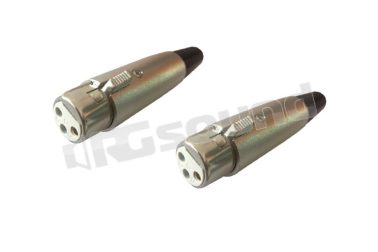 48-206 coppia connettori XLR jack 3 pin Thender