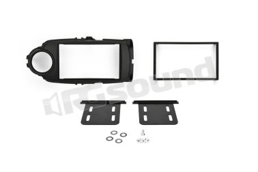 03766 Kit fissaggio 2 DIN nero per TOYOTA Yaris dal 2015 Phonocar