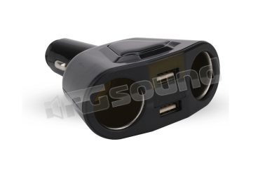05225 adattatore presa accendisigari con 2 prese USB e 2 prese accendisigari BYPASS Phonocar