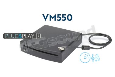 VM550 lettore CD portatile e universale, collegamento USB Phonocar