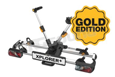 Xplorer+ 20 Gold Edition PROS11020GOLD portabici inclinabile per 2, 3 bicilette o e-bike PRO-USER bike