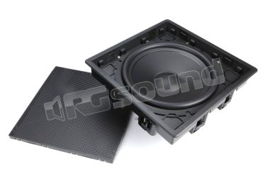 010-02301-11 FM-S10SB subwoofer 25cm da incasso con griglia quadrata nera Fusion