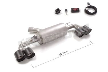 50.0961.84 Posteriore inox sdoppiato Gr. N con terminali rotondi per Toyota Ragazzon