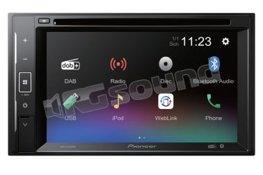 AVH-A240DAB Lettore multimediale con Mirroring Android & iPhone Pioneer