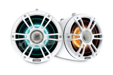 010-02438-01 SG-FLT652SPW coppia altoparlanti Wake Tower 165mm con griglia bianca sportiva e illuminazione LED CRGBW Fusion