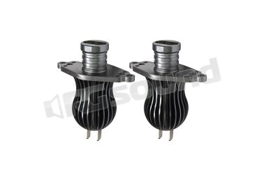 AE-003 KIT LAMPADE A LED PER ANGEL EYES BMW MOD. CON PIASTRA 8 FORI BlackLight