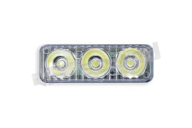 DRL-014 Luci diurne montaggio universale 9-85V - Auto/Moto/Camion/e-Bike (3pcs) BlackLight