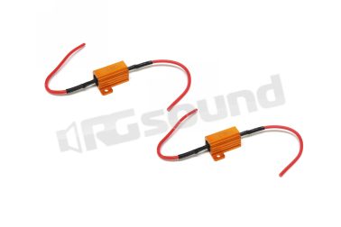 HID-54 COPPIA DI RESISTENZE SPEGNISPIA 25W 25 OHM FILI SCIOLTI BlackLight