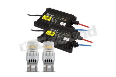 KIT-67041 KIT SPEGNI SPIA CON LAMPADE LED POWER W21/5W BlackLight