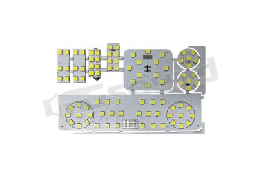 LED-304 KIT ILLUMINAZIONE INTERNO/ESTERNO A LED PER VOLKSWAGEN GOLF VI BlackLight