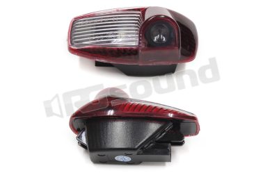 LED-410 LUCE DI CORTESIA CON LOGO PORSCHE (PANAMERA) BlackLight