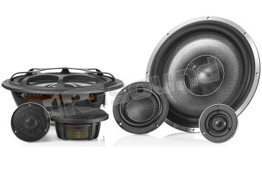 ELATE CARBON PRO 93A sistema di altoparlanti attivo a 3 vie HQ con woofer 220mm Morel