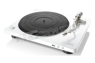 DP-450USB Giradischi Hi-Fi con porta USB Bianco Denon
