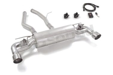 50.0956.61 Posteriore inox sdoppiato con terminali rotondi per Toyota Ragazzon