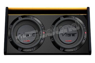 SLICKMIT12T-V0 Box reflex trapezoidale con doppio subwoofer da 30cm VIBE British Audio