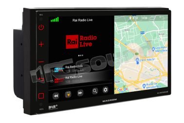 M-AN700DAB Monitor da 7'' con sistema Android - Telaio 2 DIN corto Macrom