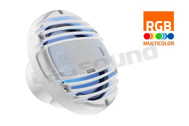 HMX 6.5-LD-TW Altoparlanti coassiali 165mm con illuminazione LED personalizzabile - Finitura bianca Hertz