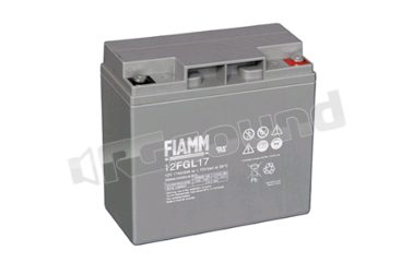 12FGL17 confezione con 2 batterie Fiamm