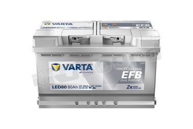 LED80 Batteria Professional Dual Purpose EFB 930 080 080 Varta