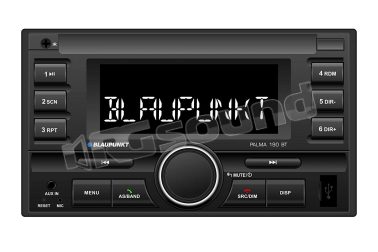 PALMA 190 BT autoradio 2 Din con Bluetotth, USB e memoria permanente Blaupunkt