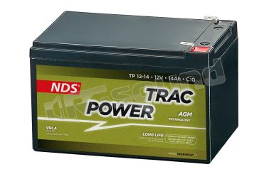 TP12-14 Trac Power batteria trazione leggera 12V 14Ah NDS DOMETIC