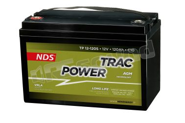 TP12-120S Trac Power batteria trazione leggera AGM 12V 120Ah NDS DOMETIC