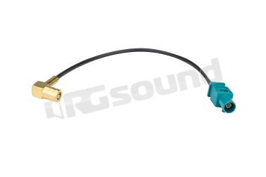 08955 adattatore per cavo antenna DAB+ - FAKRA maschio -> SMB femmina 90° Phonocar