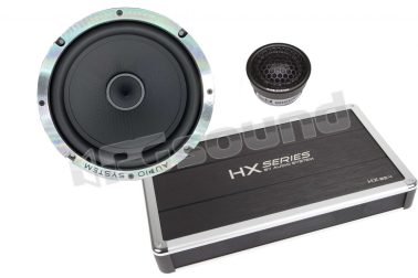HX 165 PHASE PRO AKTIV EVO 3 Kit 2 vie 165mm serie PHASE HX con amplificatore Audio System