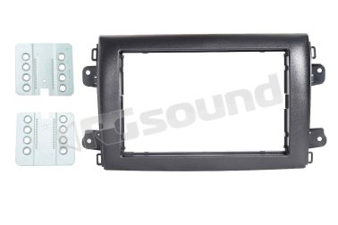 APF-F26043-FI mascherina 2 Din nero opaco per Fiat Ducato 8 dal 2021 Alpine
