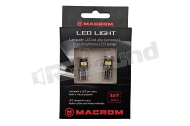 ML9440 coppia di lampadine LED ad alta luminosità per auto, moto e mezzi pesanti Macrom