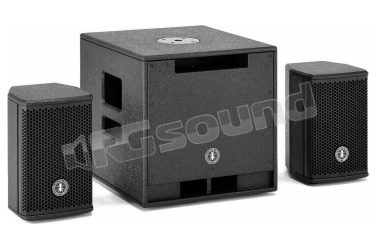 BHS 800 Subwoofer attivo 8" + 2 speaker full range a 2 vie ANT Advanced Native Technologies