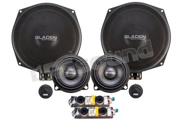ONE 202 BMW kit altoparlanti a 3 vie semi-attivo Plug & Play BMW Serie 1, 3, 5 Gladen